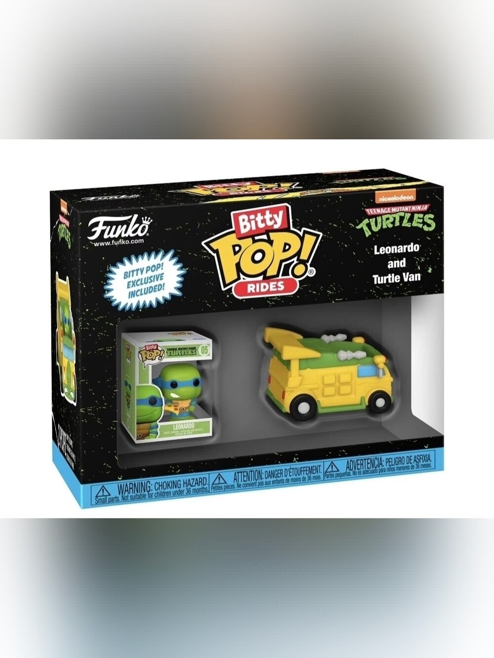 Funko Bitty Pop! Rides: Teenage Mutant Ninja Turtles - Leonardo and Turtle Van
